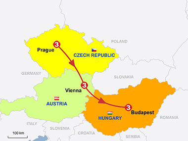 travel itinerary for prague vienna and budapest