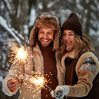 New Year's Eve in Finnish Lapland