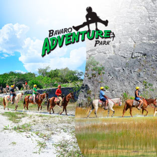 BÁVARO ADVENTURE PARK PUNTA CANA  - TOUR DE CABALLO