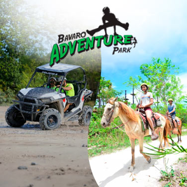 BÁVARO ADVENTURE PARK PUNTA CANA - TOUR DE BUGGY + CABALLO