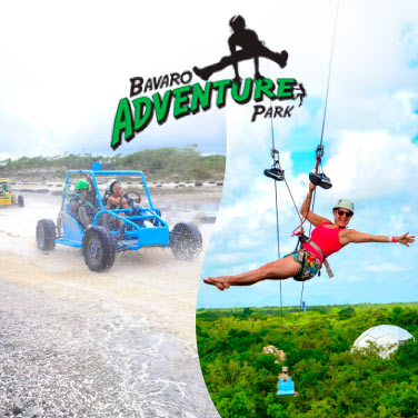 BÁVARO ADVENTURE PARK PUNTA CANA - TOUR DE BUGGY + SPLASH OF EMOTIONS