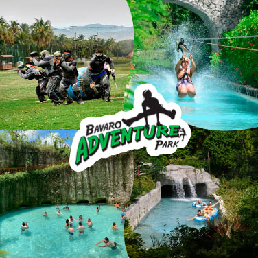 BÁVARO ADVENTURE PARK PUNTA CANA - PAINTBALL + ZIP LINE MEGA SPLASH + SPLASH OF MOTIONS