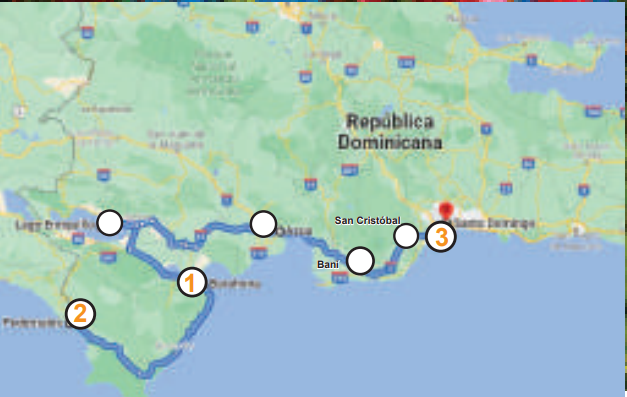 Las Bellezas del Sur Santo Domingo, Baní, Azua, Barahona y Pedernales