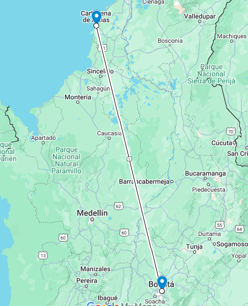 BLOQUEO  BOGOTA - CARTAGENA