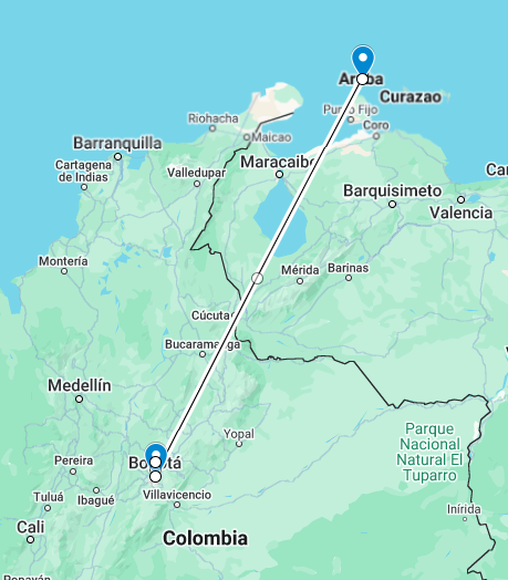 BLOQUEO  BOGOTÁ - ARUBA