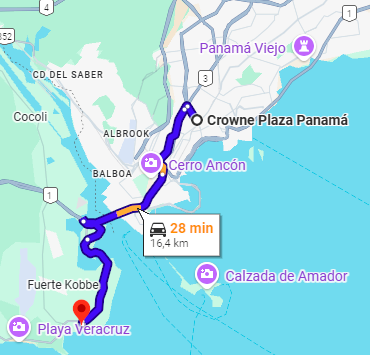 COMBINADO PANAMÁ 3 NOCHES  HOTEL WESTIN PLAYA BONITA-  1 NOCHES  HOTEL CROWNE PLAZA