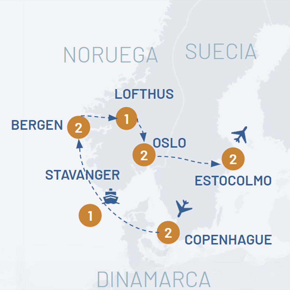 Small Group Journeys - Capital Cities and Fjords Expedition