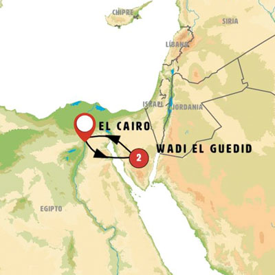 Extensión desiertos blanco y negro