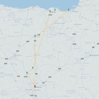 Basque Country from Madrid