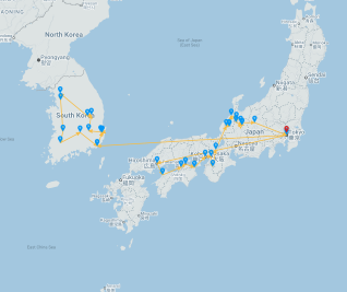 Sakura Dreams with South Korea