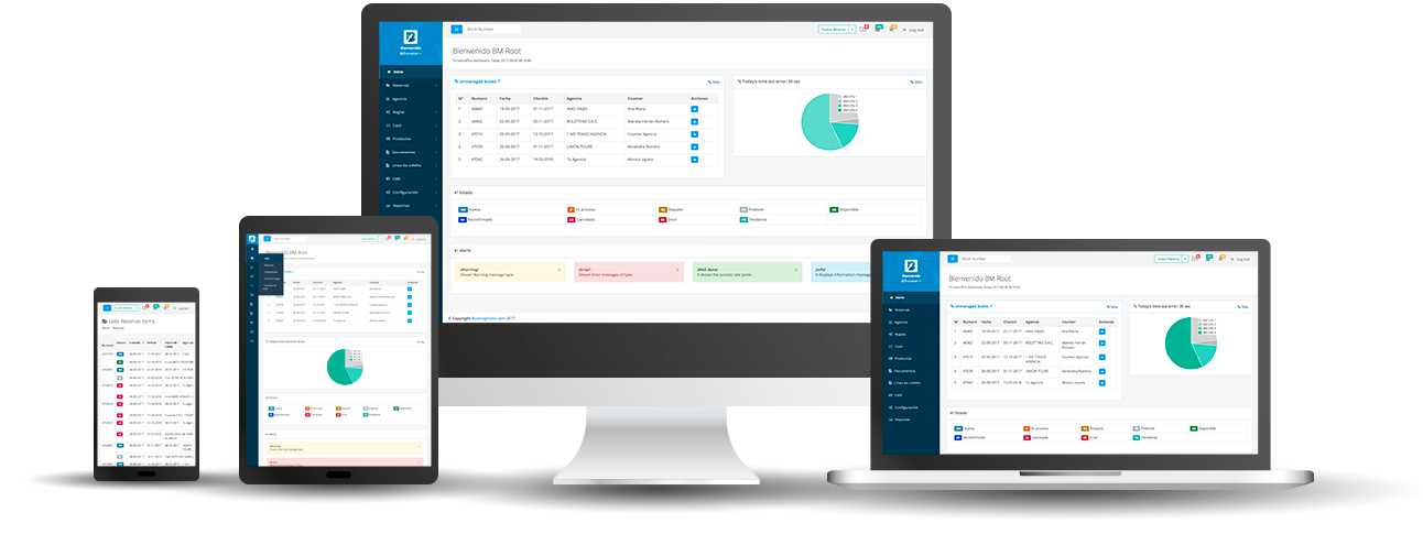 Sistema B2B & B2C de Reservas Online